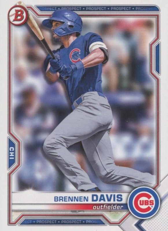 Brennen Davis, 2021 Bowman Draft Baseball