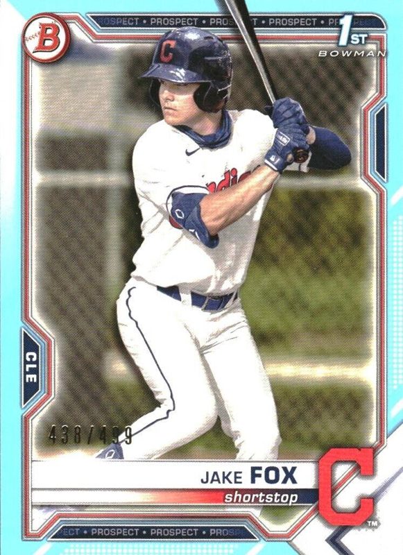 Jake Fox, 2021 Bowman Draft Baseball
