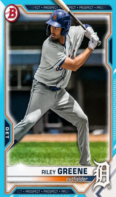 Riley Greene, 2021 Bowman Draft Baseball