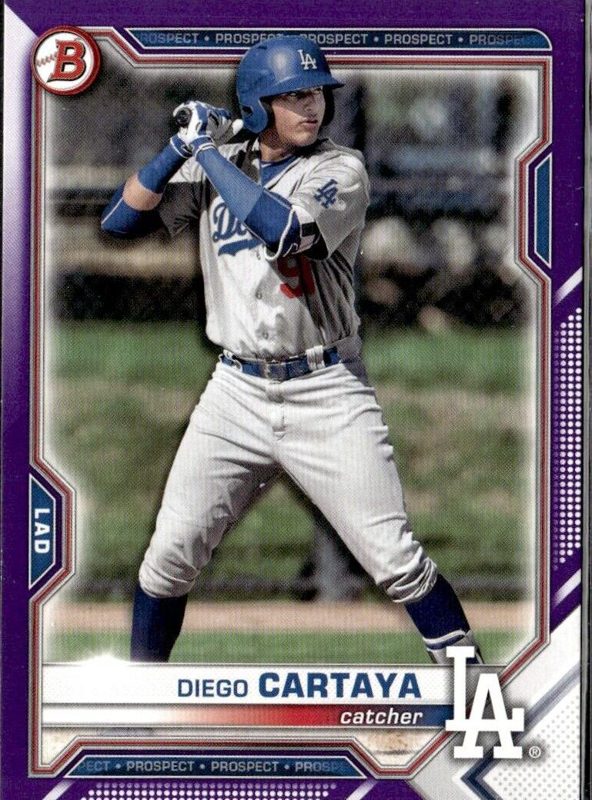 Diego Cartaya, 2021 Bowman Draft Baseball