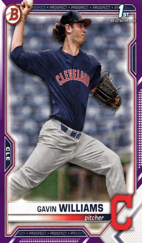 Gavin Williams, 2021 Bowman Draft Baseball