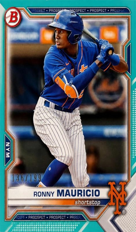 Ronny Mauricio, 2021 Bowman Draft Baseball