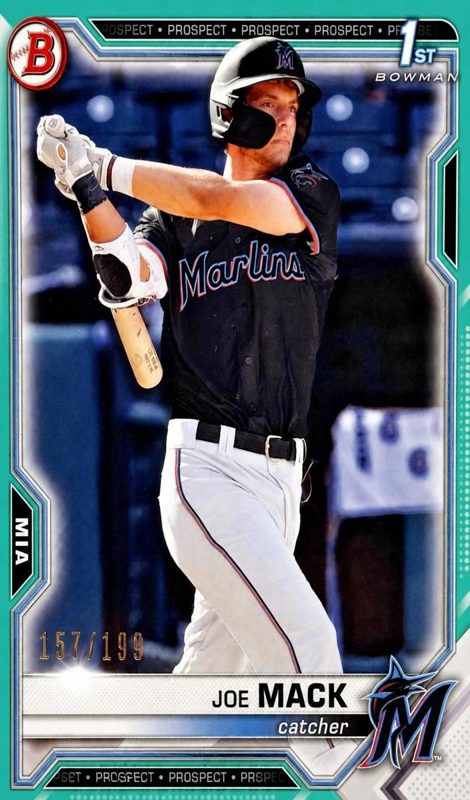 Joe Mack, 2021 Bowman Draft Baseball