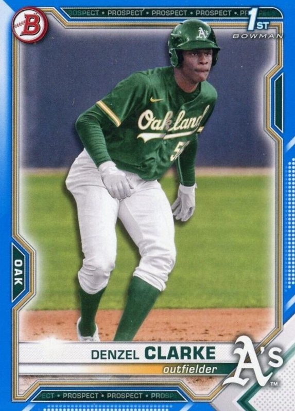 Denzel Clarke, 2021 Bowman Draft Baseball