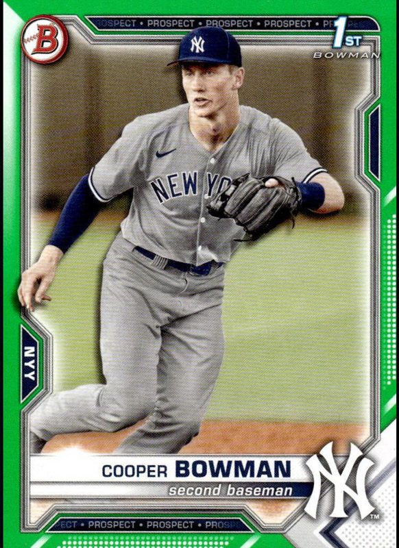 Cooper Bowman, 2021 Bowman Draft Baseball