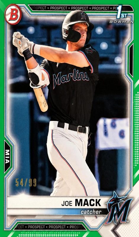 Joe Mack, 2021 Bowman Draft Baseball