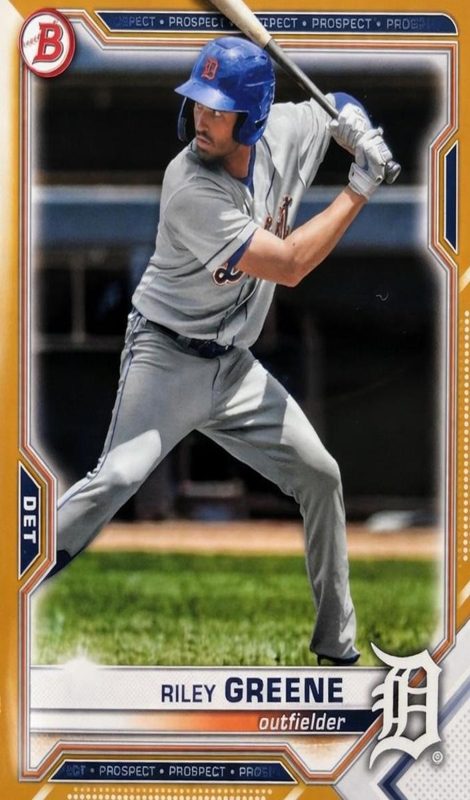 Riley Greene, 2021 Bowman Draft Baseball