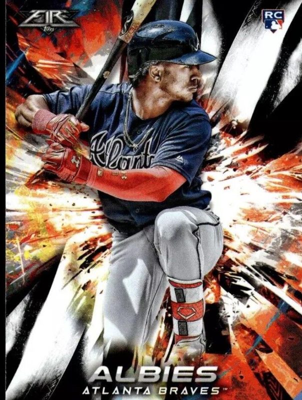 Ozzie Albies, 2018 Topps Fire Baseball