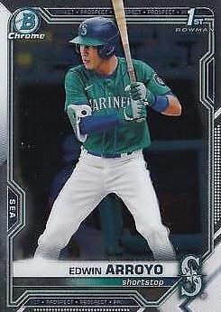 Edwin Arroyo, 2021 Bowman Draft Chrome Baseball