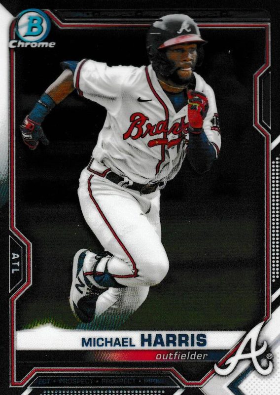 Michael Harris, 2021 Bowman Draft Chrome Baseball