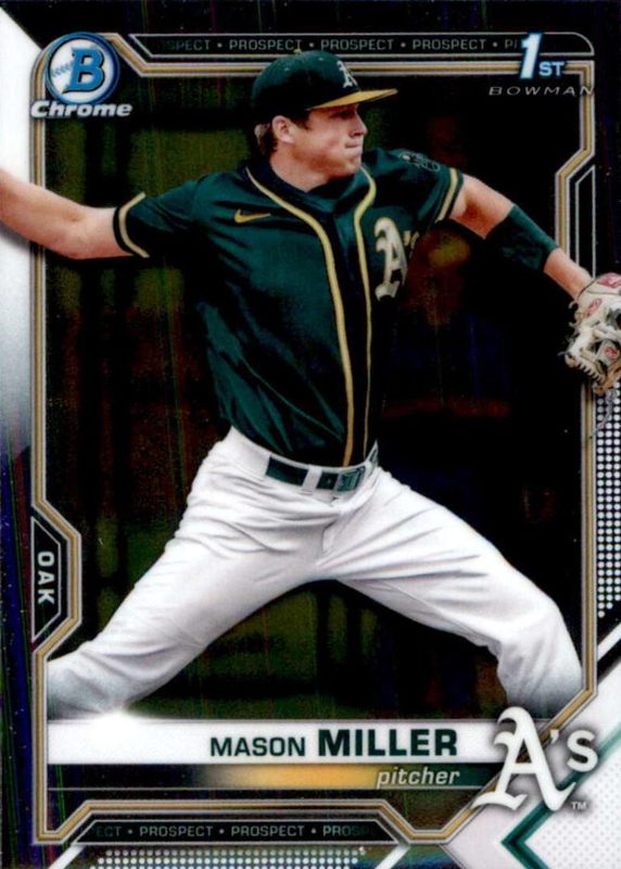 Mason Miller, 2021 Bowman Draft Chrome Baseball