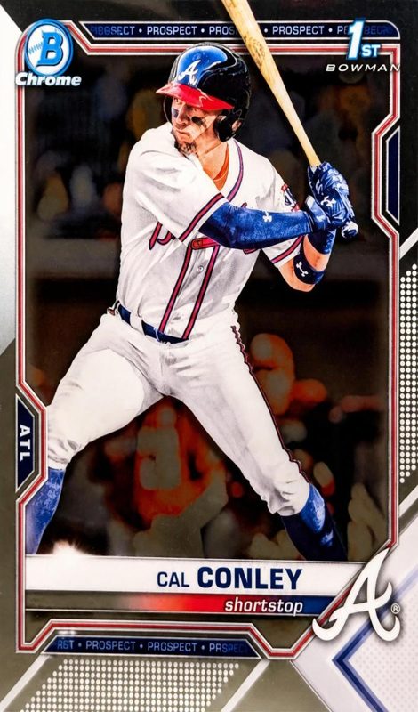 Cal Conley, 2021 Bowman Draft Chrome Baseball