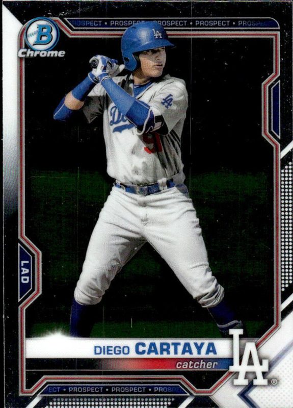 Diego Cartaya, 2021 Bowman Draft Chrome Baseball