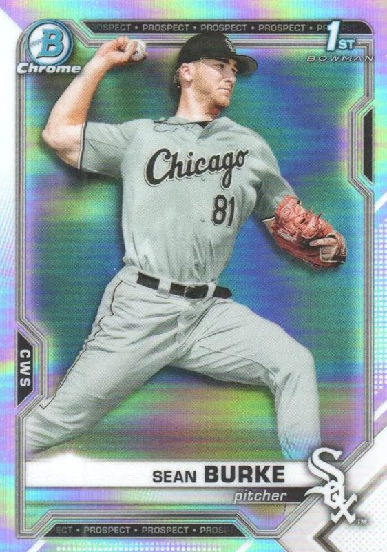 Sean Burke, 2021 Bowman Draft Chrome Baseball