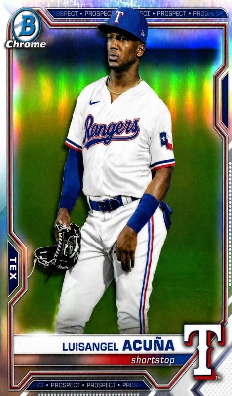 Luisangel Acuna, 2021 Bowman Draft Chrome Baseball