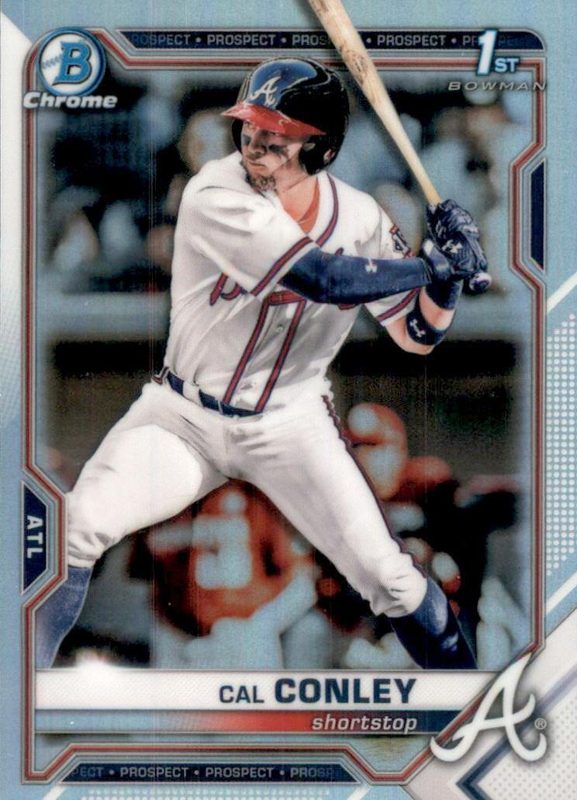 Cal Conley, 2021 Bowman Draft Chrome Baseball