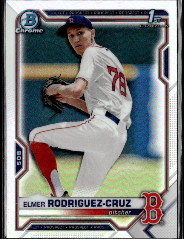 Elmer Rodriguez-Cruz, 2021 Bowman Draft Chrome Baseball