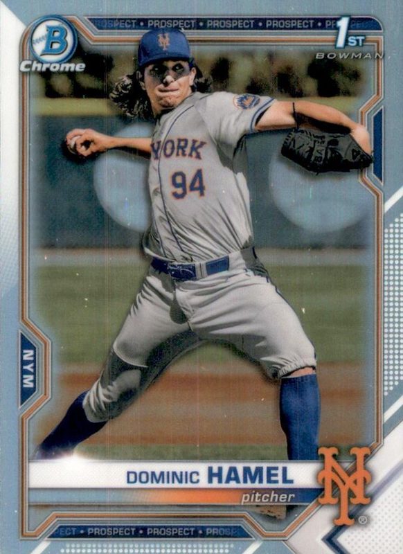 Dominic Hamel, 2021 Bowman Draft Chrome Baseball