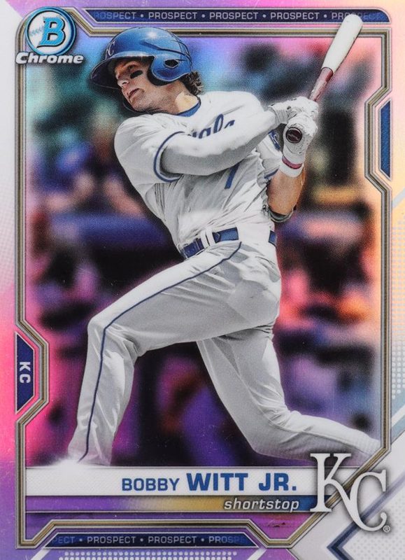 Bobby Witt Jr., 2021 Bowman Draft Chrome Baseball