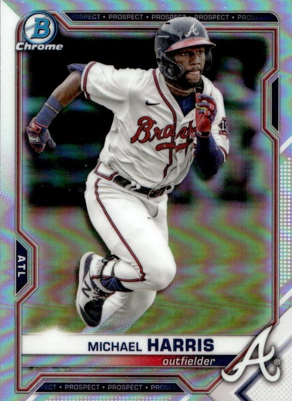 Michael Harris, 2021 Bowman Draft Chrome Baseball