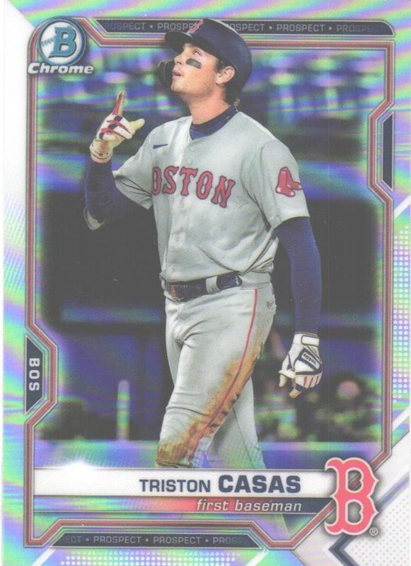 Triston Casas, 2021 Bowman Draft Chrome Baseball