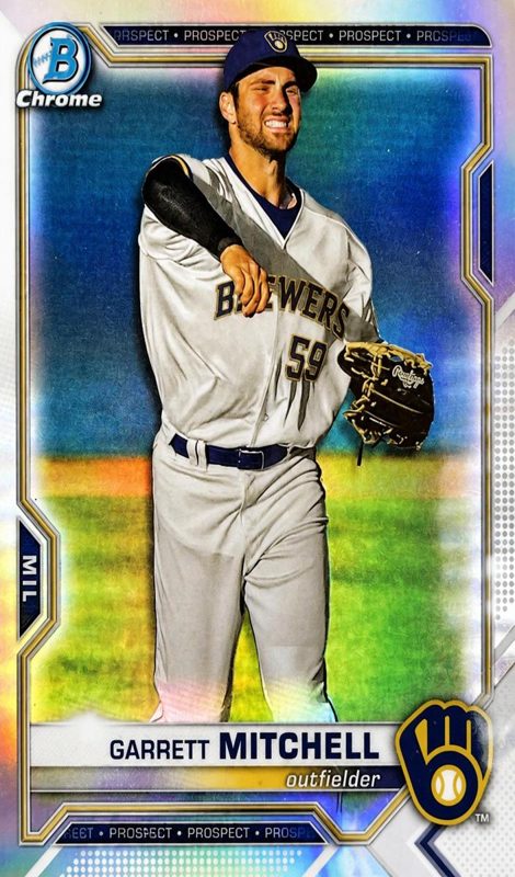 Garrett Mitchell, 2021 Bowman Draft Chrome Baseball