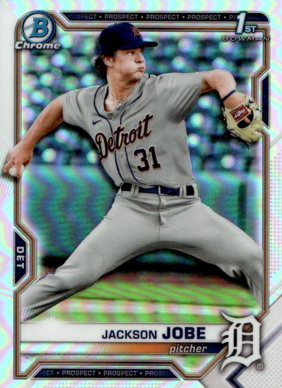 Jackson Jobe, 2021 Bowman Draft Chrome Baseball