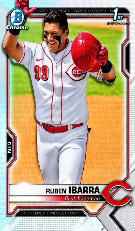 Ruben Ibarra, 2021 Bowman Draft Chrome Baseball