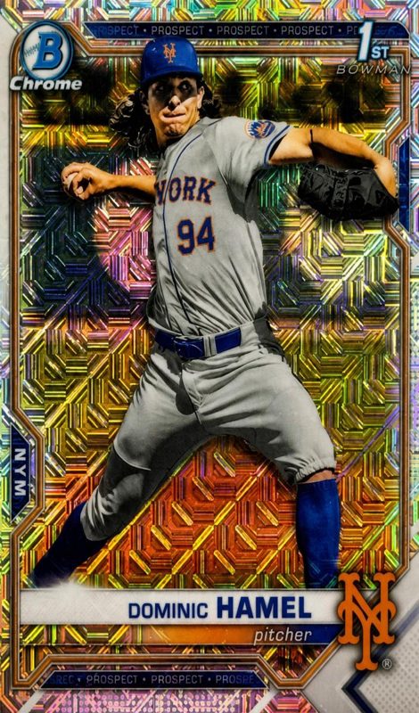 Dominic Hamel, 2021 Bowman Draft Chrome Baseball