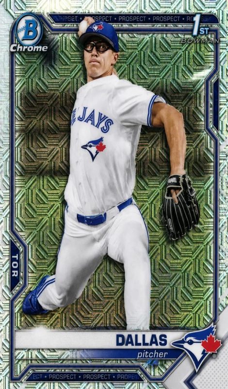 Chad Dallas, 2021 Bowman Draft Chrome Baseball