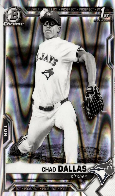 Chad Dallas, 2021 Bowman Draft Chrome Baseball