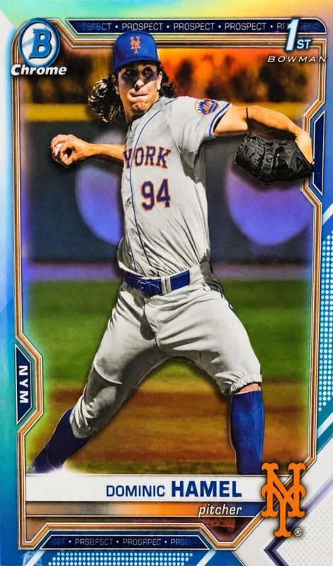 Dominic Hamel, 2021 Bowman Draft Chrome Baseball