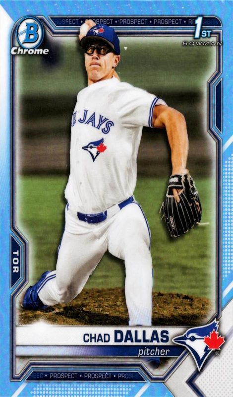 Chad Dallas, 2021 Bowman Draft Chrome Baseball