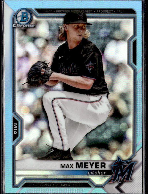 Max Meyer, 2021 Bowman Draft Chrome Baseball