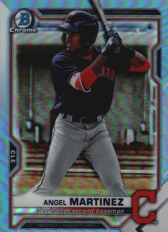 Angel Martinez, 2021 Bowman Draft Chrome Baseball