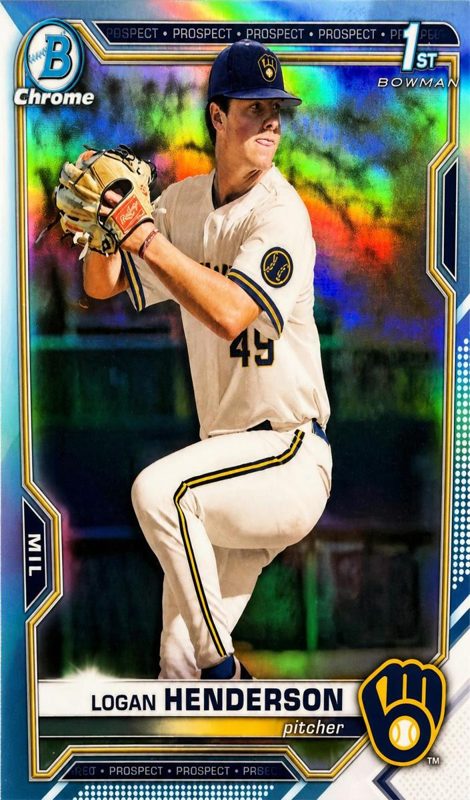 Logan Henderson, 2021 Bowman Draft Chrome Baseball