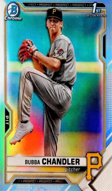 Bubba Chandler, 2021 Bowman Draft Chrome Baseball