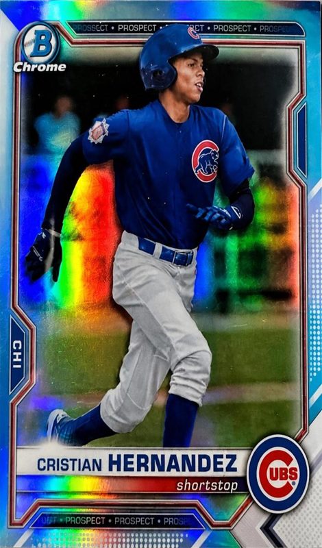 Cristian Hernandez, 2021 Bowman Draft Chrome Baseball