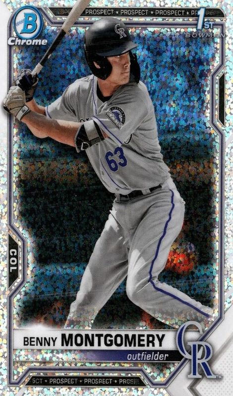 Benny Montgomery, 2021 Bowman Draft Chrome Baseball