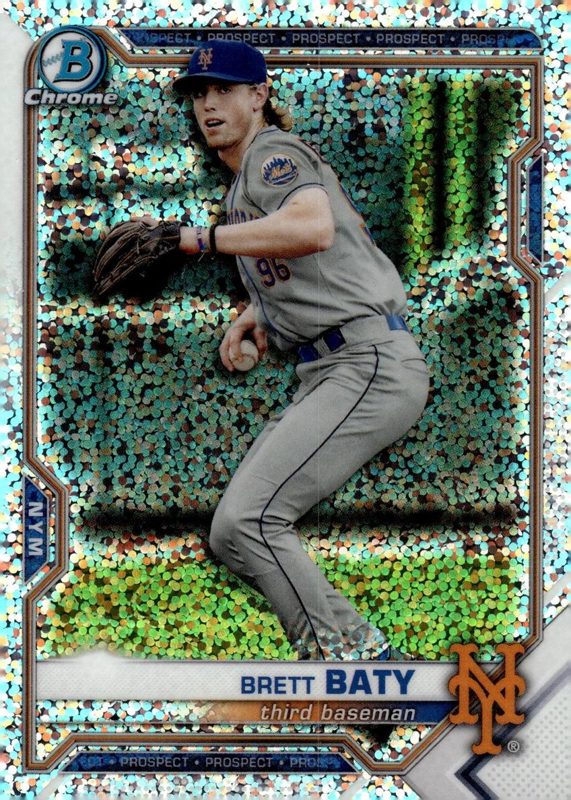 Brett Baty, 2021 Bowman Draft Chrome Baseball