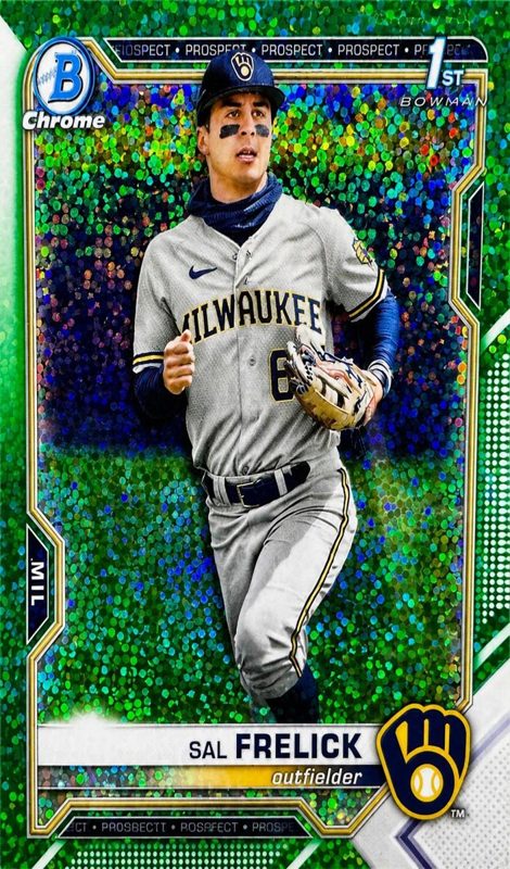 Sal Frelick, 2021 Bowman Draft Chrome Baseball