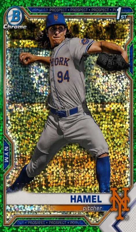 Dominic Hamel, 2021 Bowman Draft Chrome Baseball