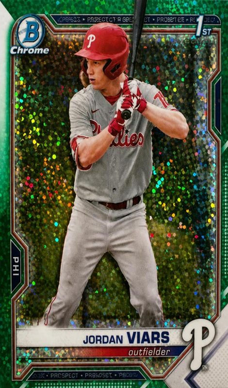 Jordan Viars, 2021 Bowman Draft Chrome Baseball