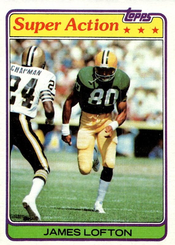 James Lofton, 1981 Topps Football