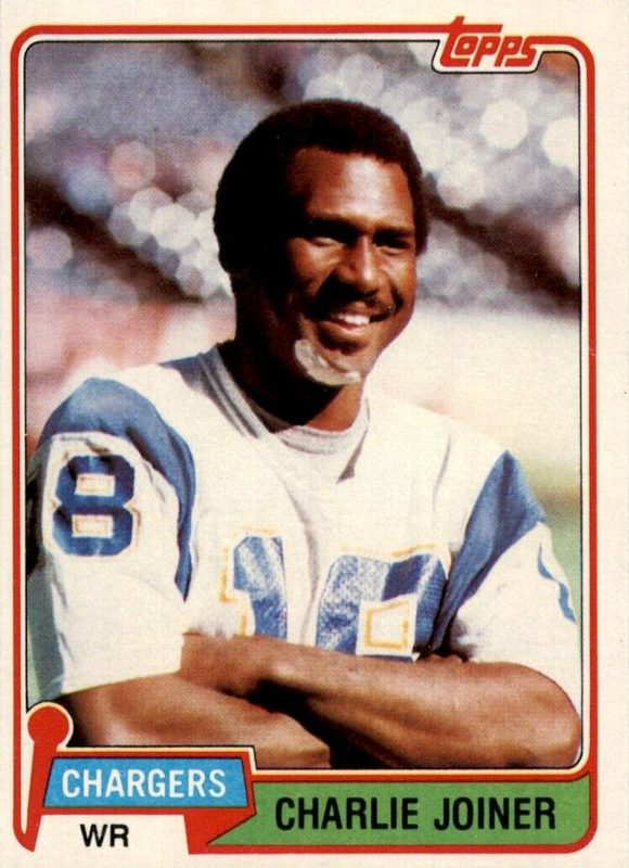 Charlie Joiner, 1981 Topps Football