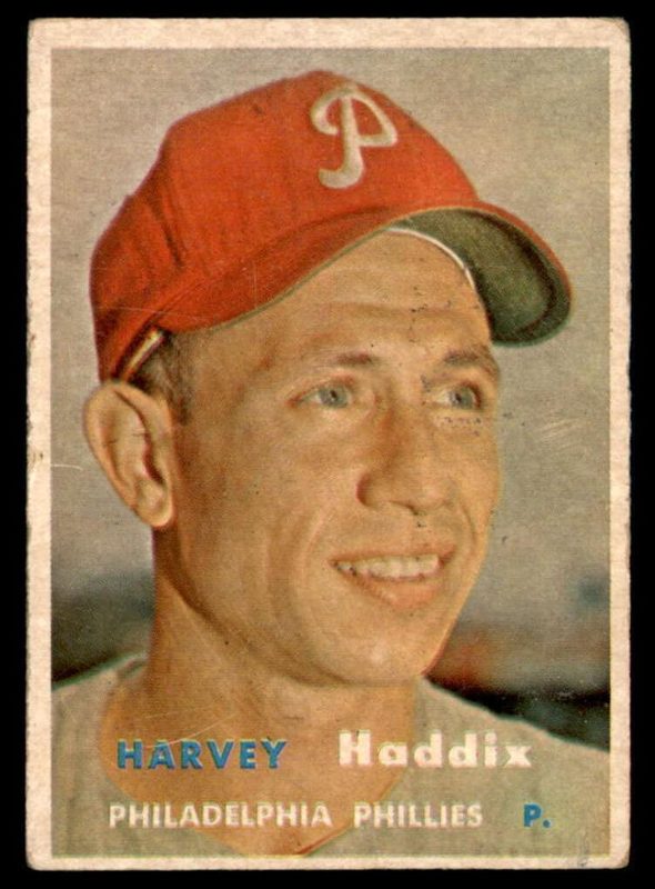 Harvey Haddix, 1957 Topps Baseball