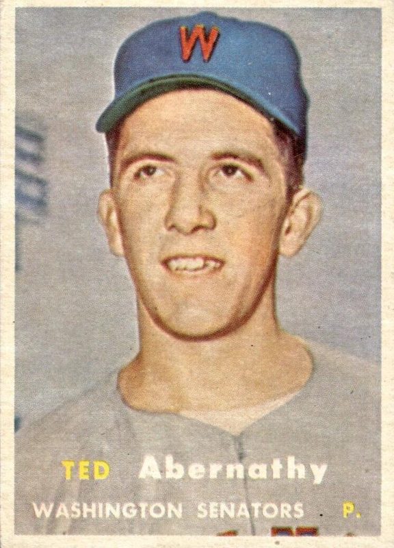 Ted Abernathy, 1957 Topps Baseball