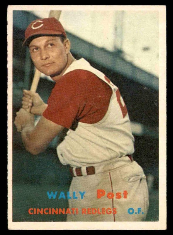 Wally Post, 1957 Topps Baseball