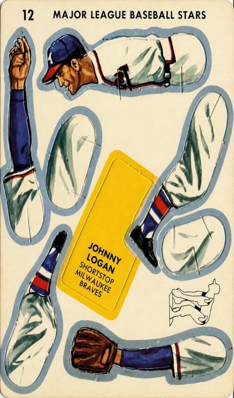 Johnny Logan, 1957 Swift Meats Baseball