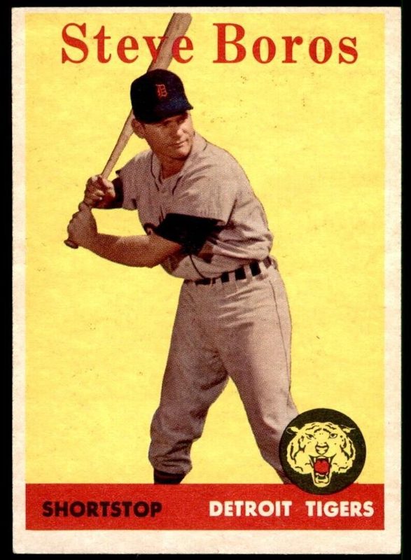 Steve Boros, 1958 Topps Baseball